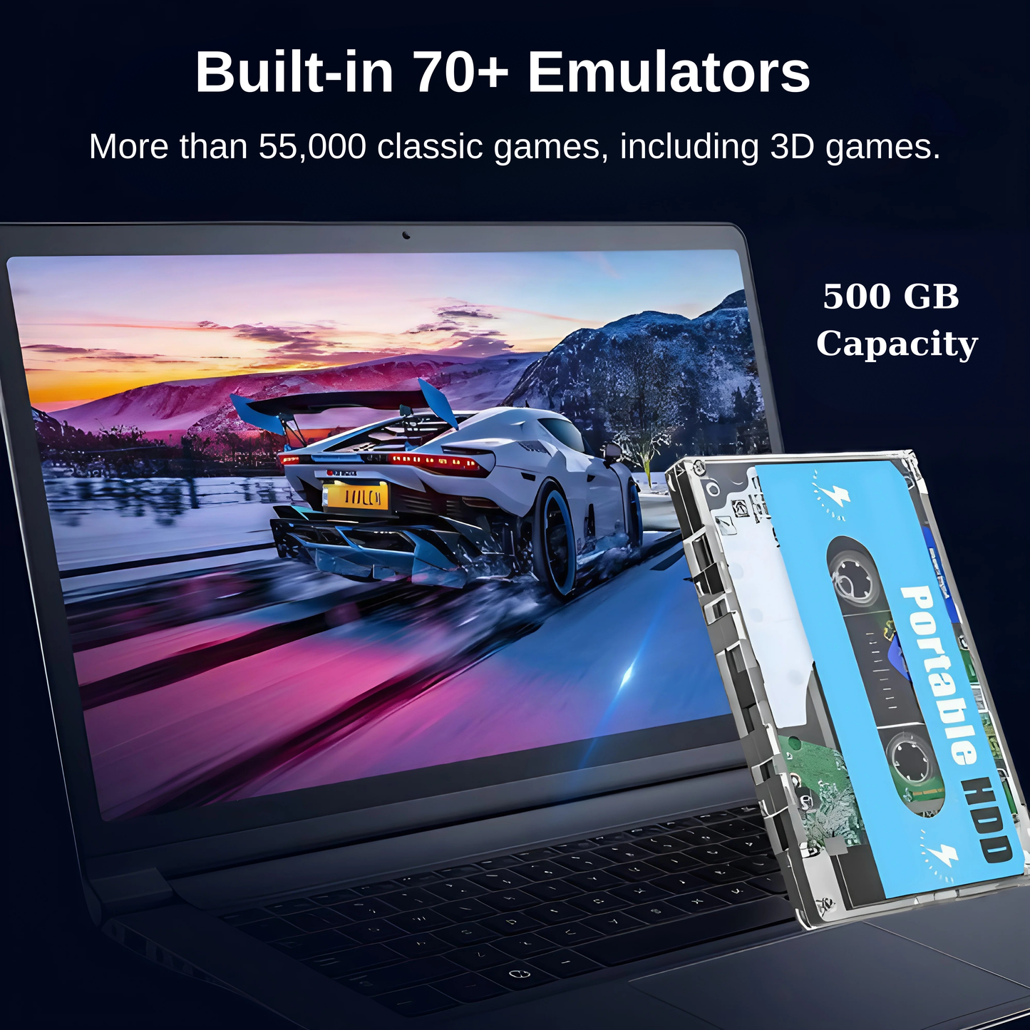 Pixora 55,000+ Portable Game Disc